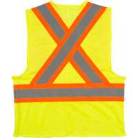 Veste de s&eacute;curit&eacute; pour la circulation, Jaune lime haute visibilit&eacute;, Moyen, Polyester NTL Industrial