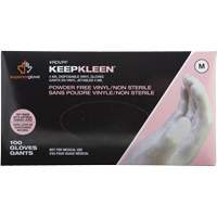 Gants jetables, Petit, Vinyle, 4 mils, Sans poudre, Blanc NTL Industrial