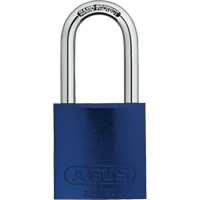 Cadenas de s&eacute;curit&eacute;, Bleu, Cl&eacute;s diff&eacute;rentes, Aluminium, Largeur de 1-1/2" NTL Industrial