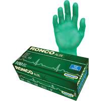 Gants jetables avec alo&egrave;s, Petit, Vinyle, 5 mils, Sans poudre, Vert NTL Industrial