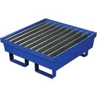 Steel Spill Containment Pallet, 17 US gal. Spill Capacity, 27" x 25.75" x 6" NTL Industrial