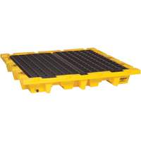 Spill Containment Pallet, 66 US gal. Spill Capacity, 58.5" x 58.5" x 7.75" NTL Industrial