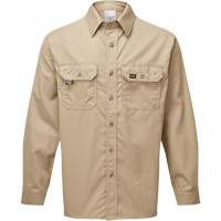 Chemise de travail de luxe 7 oz UltraSoft, Grand, Khaki NTL Industrial