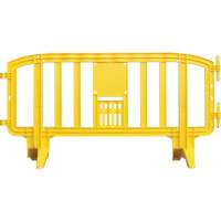 Barricade Movit, Emboîtables, 78" lo x 39" h, Jaune NTL Industrial