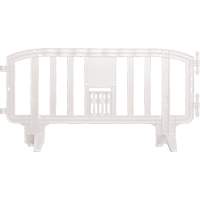 Barricade Movit, Emboîtables, 78" lo x 39" h, Blanc NTL Industrial