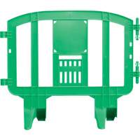 Minit Barricade, Interlocking, 49" L x 39" H, Green NTL Industrial