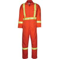 Westex UltraSoft&reg; Unlined Coveralls, Size Medium (Tall), Orange, 8.7 cal/cm² NTL Industrial