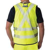 Veste antid&eacute;chirure pour arpenteur, Jaune lime haute visibilit&eacute;, Petit, Polyester NTL Industrial