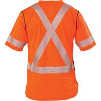 T-shirt &agrave; manches courtes haute visibilit&eacute; Polartec Power Grid, Polyester, Petit, Orange NTL Industrial