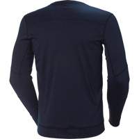 Lifa&reg; Max Moisture-Wicking Crewneck Undershirt, Men's, X-Small, Navy Blue NTL Industrial