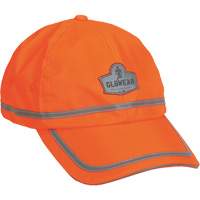 GloWear<sup>®</sup> 8930 High Visibility Baseball Cap, High Visibility Orange, Polyester SGO610 | NTL Industrial