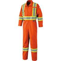 7705 FR-Tech&reg; High Visibility Coveralls, Size 36, Orange NTL Industrial