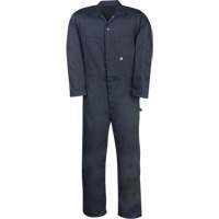 Industrial Work Coveralls, Men's, Navy Blue, Size 36 NTL Industrial