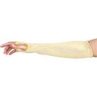 Contender Cut-Resistant Sleeves, Aramid, 18", ASTM ANSI Level A4/EN 388 Level 5, Beige NTL Industrial