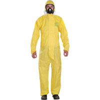 Combinaisons jetables pour usage mod&eacute;r&eacute; Microchem, Petit, Jaune, Polypropyl&egrave;ne NTL Industrial