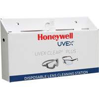 Uvex<sup>®</sup> Clear<sup>®</sup> Plus Disposable Lens Cleaning Station, Cardboard, 16" L x 3.19" D x 9.25" H SGQ557 | NTL Industrial