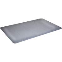 WD Foodmaster Anti-Microbial Mats, Smooth, 3' x 4' x 9/16", Grey, Nitrile/Rubber NTL Industrial
