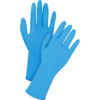 Gants jetables en latex, T-Grand, Latex, 14 mils, Sans poudre, Bleu NTL Industrial