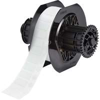 &eacute;tiquettes pour laboratoire et couvercles de flacon r&eacute;sistant aux produits chimiques de s&eacute;rie B33, Polyester, 1" lo x 0,5" h, Blanc NTL Industrial