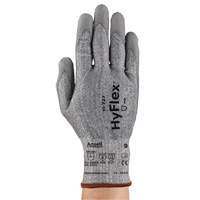 HyFlex&reg; 11-727 Series Cut Resistant Gloves, 6, 15 Gauge, Polyurethane Coated, ASTM ANSI Level A2/EN 388 Level B NTL Industrial