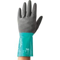 Gants r&eacute;sistants aux produits chimiques AlphaTec s&eacute;rie 58-430, Taille 7, 13" lo, Nitrile, Doublure en Coton/Ouat&eacute;e, 10 mils NTL Industrial