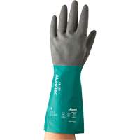 Gants r&eacute;sistants aux produits chimiques AlphaTec s&eacute;rie 58-435, Taille 7, 15" lo, Nitrile, Doublure en Coton/Ouat&eacute;e, 10 mils NTL Industrial