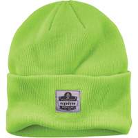 N-Ferno&reg; Rib Knit Beanie Hat, One Size, High-Visibility Lime Green NTL Industrial