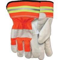 Gants d'ajusteur Flashback, Grand, Paume en Cuir fleur de buffle NTL Industrial