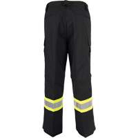 All-Season High Visibility Ventilated Pants, Poly-Cotton, 50, Black NTL Industrial