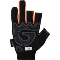 Clutch Gear&reg; Open-Finger Framers Gloves, Synthetic Palm, Size Small NTL Industrial