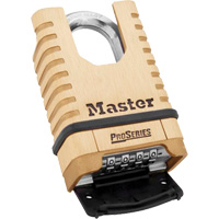 Cadenas &agrave; combinaison prot&eacute;g&eacute; ProSeries, Laiton, Laiton massif, Largeur de 2-1/4" NTL Industrial
