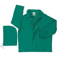 Imperm&eacute;able avec limite dinflammabilit&eacute; Dominator, Polyester/PVC, Grand, Vert NTL Industrial