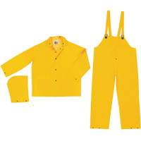 Classic Series Limited Flammability Rain Suit, Large, Yellow SGS935 | NTL Industrial