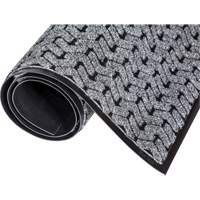 Tapis d'accueil Performance Tire-Track, Essuie-pieds/grattoir, 4' x 8' x 3/8", Gris NTL Industrial