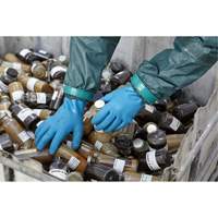 Gants r&eacute;sistants aux produits chimiques AlphaTec 04-003, Taille 8, 14" lo, Nitrile/PVC, Doublure en Molleton, Gant de calibre hiver NTL Industrial