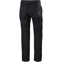 Oxford Service Pants, Poly-Cotton, Black, Size 30, 30 Inseam NTL Industrial