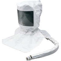 Replacement Tyvek<sup>®</sup> Maintenance Free Hood Assembly with Suspension, Universal, Soft Top, Single Shroud SGU785 | NTL Industrial