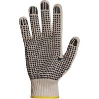 Gant en tricot avec pois de PVC Sure Grip, Poly/coton, Un c&ocirc;t&eacute;, Calibre 7, T-petit NTL Industrial