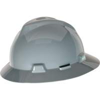 V-Gard&reg; Slotted Full-Brim Hardhat, Pinlock Suspension, Non-Vented NTL Industrial