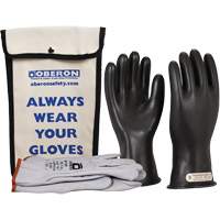 Class 0 Rubber Electrical Glove Kit, 10, 11" L, 20 cal/cm², NFPA 70E NTL Industrial