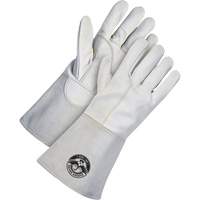 Gants de soudage &agrave; l'arc TIG, Cuir de ch&egrave;vre refendu, Taille Grand NTL Industrial