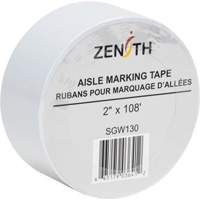 Aisle Marking Tape, 2" x 108', PVC, White SGW130 | NTL Industrial