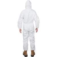 Premium Hooded Coveralls, Small, White, Microporous SGW457 | NTL Industrial