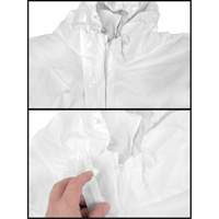 Premium Hooded Coveralls, Medium, White, Microporous SGW458 | NTL Industrial
