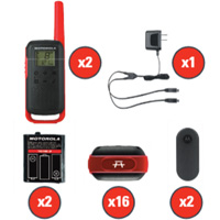 TalkAbout™ Two-Way Radios, FRS Radio Band, 22 Channels, 32 km Range SGW761 | NTL Industrial