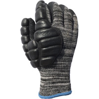 Gants antichocs enduits pour le martelage, 8/Moyen, Paume en Synth&eacute;tique, Poignet &eacute;lastique NTL Industrial