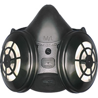 Comfort-Air&reg; 400Nx Black Half Mask without Exhalation Valve N95 Kit, Elastomer/Rubber, Small/Medium NTL Industrial