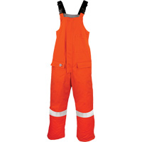 Westex UltraSoft&reg; AllOut Quilt Lined Winter Bib Overall, Small, High Visibility Orange NTL Industrial