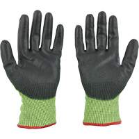 Gants &agrave; haute visibilit&eacute; enduits par trempage, Taille Petit, Calibre 15, Rev&ecirc;tement Polyur&eacute;thane, Enveloppe en Poly&eacute;thyl&egrave;ne, ASTM ANSI niveau A5 NTL Industrial