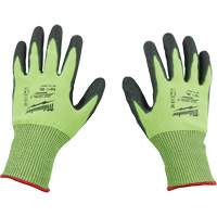 Gants &agrave; haute visibilit&eacute; enduits par trempage, Taille Petit, Calibre 15, Rev&ecirc;tement Polyur&eacute;thane, Enveloppe en Poly&eacute;thyl&egrave;ne, ASTM ANSI niveau A5 NTL Industrial